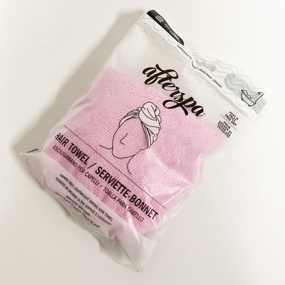 Afterspa Pink Hair Wrap Towel - Picture 1 of 5